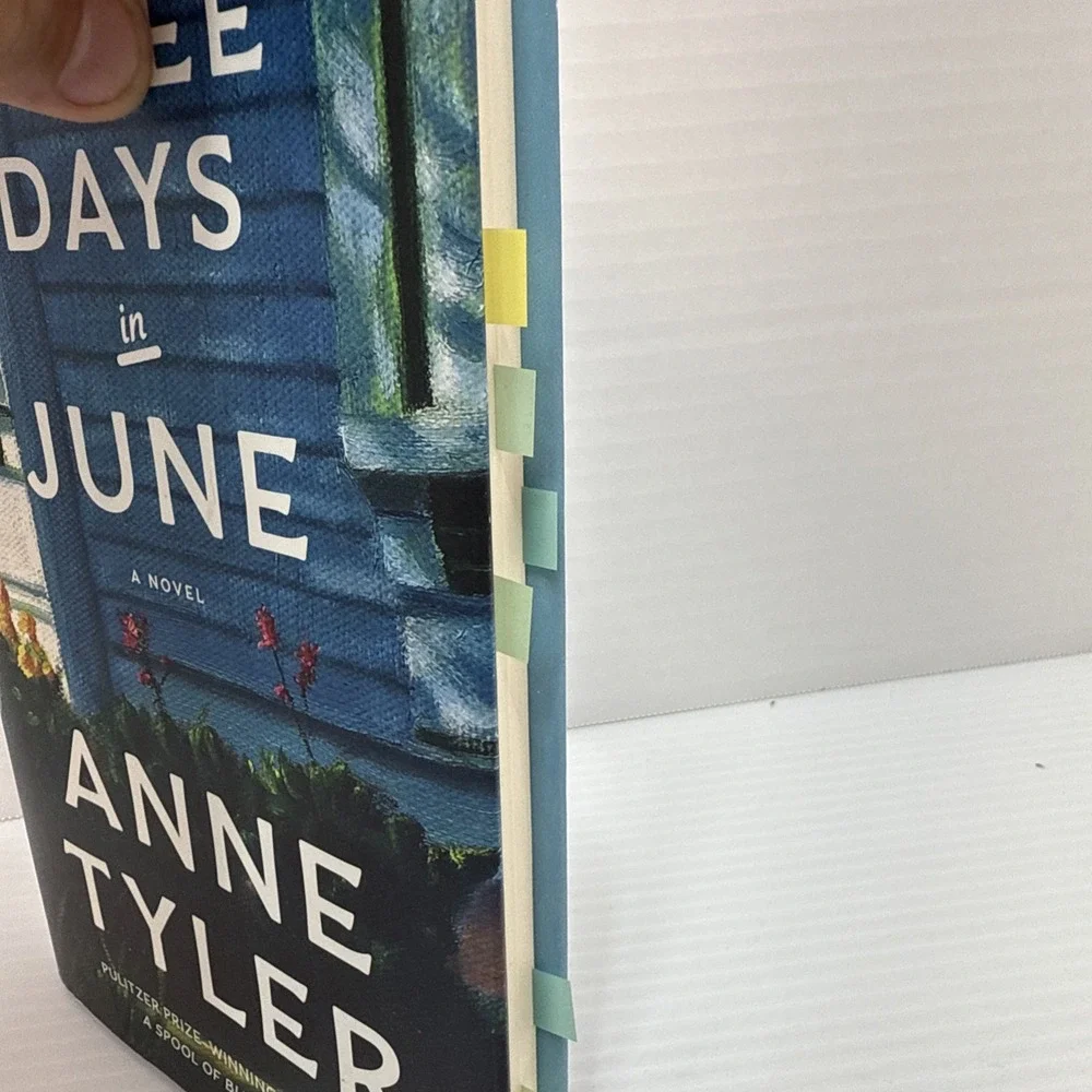 Three Days in June: A Novel Hardcover‎ February 11, 2025 by Anne Tyler Read Once